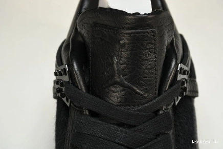 4 Retro Black Hair Pony Jordan 0727